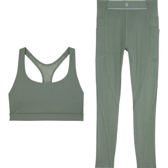 Victoria's Secret Pocket Leggings + Flex Sports Bra, M - Picture 1 of 10